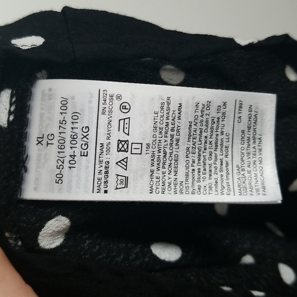 Gap polka dot midi skirt size XL - Picture 3 of 5